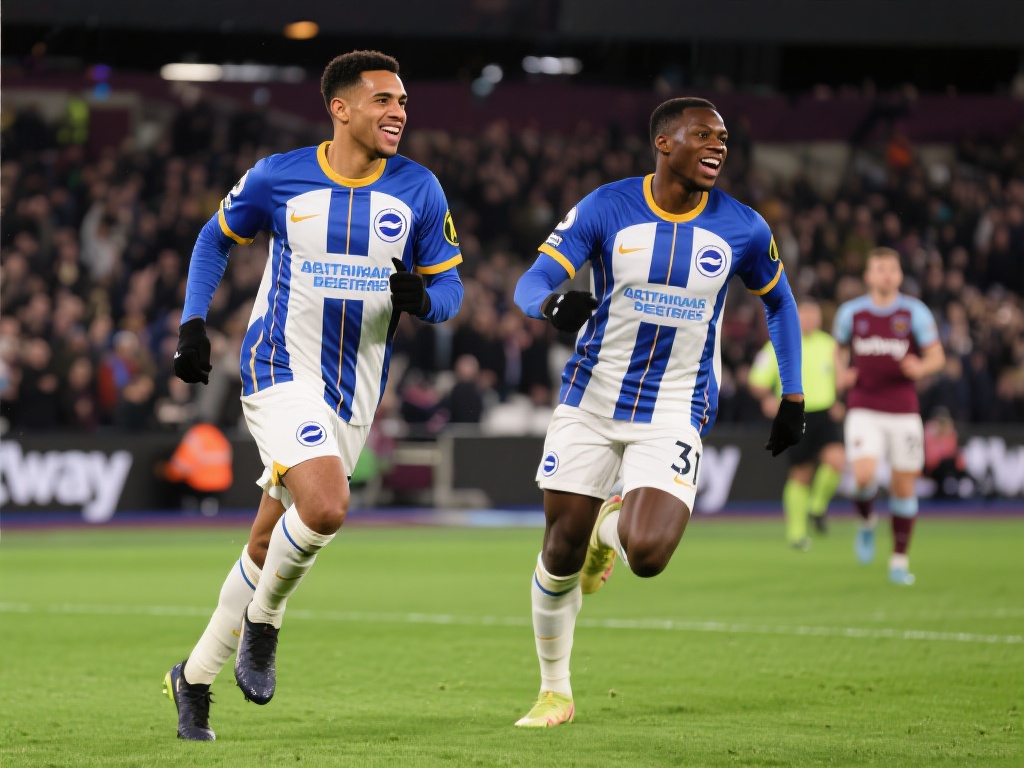 布莱顿创历史:若昂-佩德罗与维尔贝克双双单赛季英超进球破十 以对阵西汉姆联的一场比赛为例,若昂-佩德